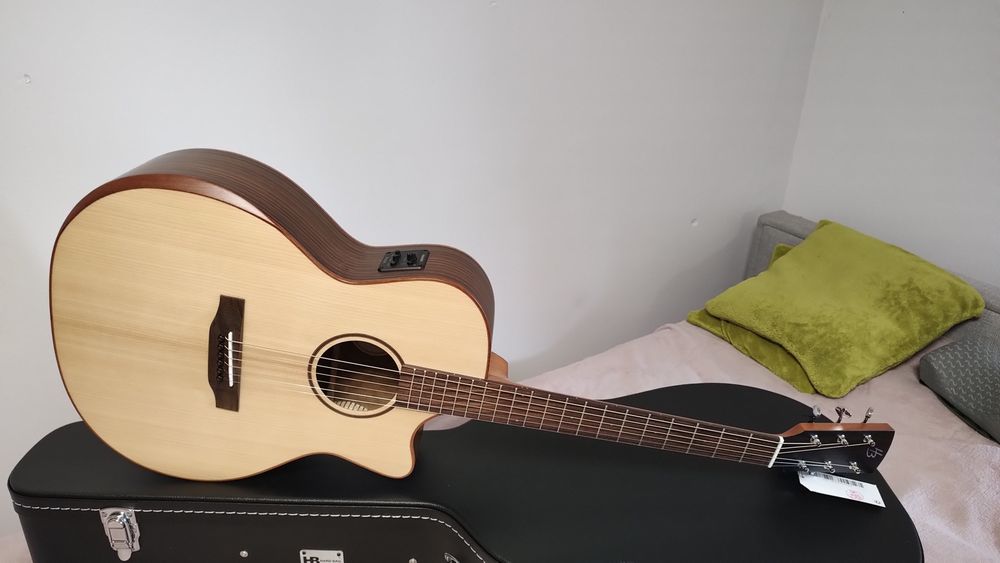 NOWA Harley Benton CLG-70SR CE NAT genialna gitara elektroakustyczna CASE Simply The Best !!