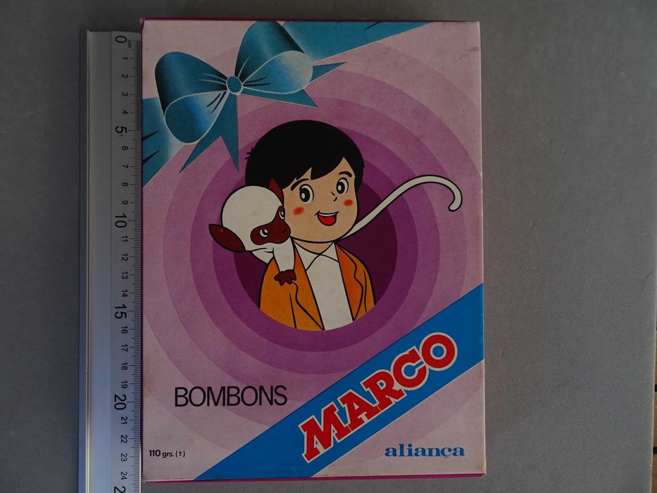 Antiga caixa Bombons Marco dos chocolates Aliança