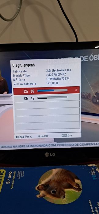 Monitor tv lg  full hd