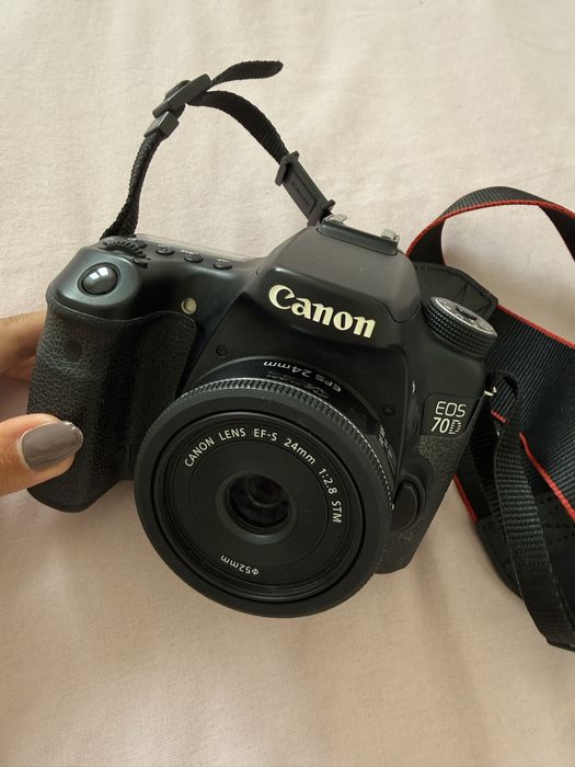 Canon EOS 70D + Objetiva 24mm f/2.8 STM | Kit Compacto