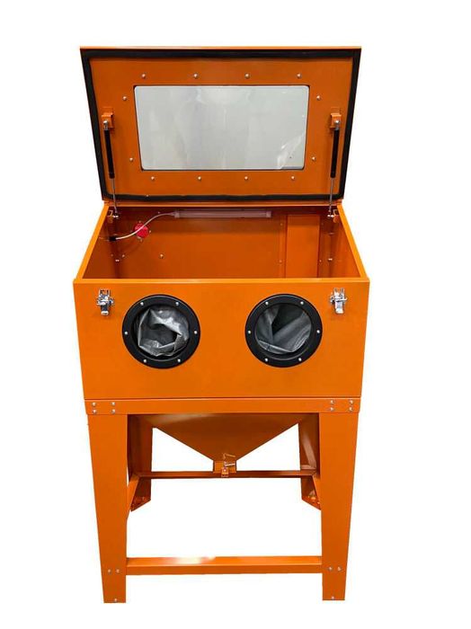 BASS POLSKA Piaskarka Kabinowa 250l Pistolet + Rękawice Dysze BP4267