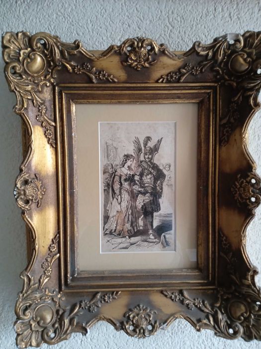 Juliusz Kossak - Ślub Husarski - drzeworyt - 1857