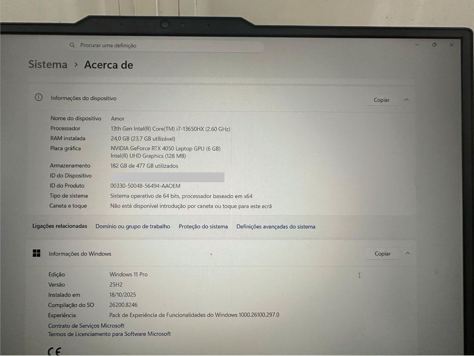 Portátil Gaming Lenovo LOQ 15IRX9