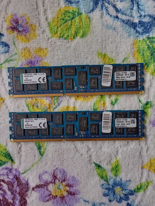 Оперативна пам'ять  Kingston DDR3-1600 16Gb Reg Оперативка