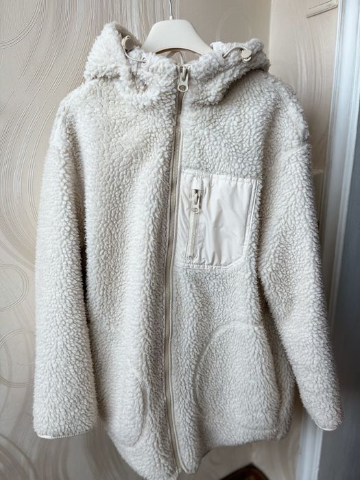 Куртка H&M білого кольору, розміру S, з тканини