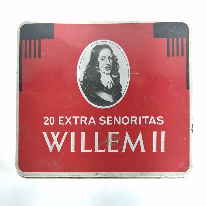 Lata antiga cigarrilhas Willem II