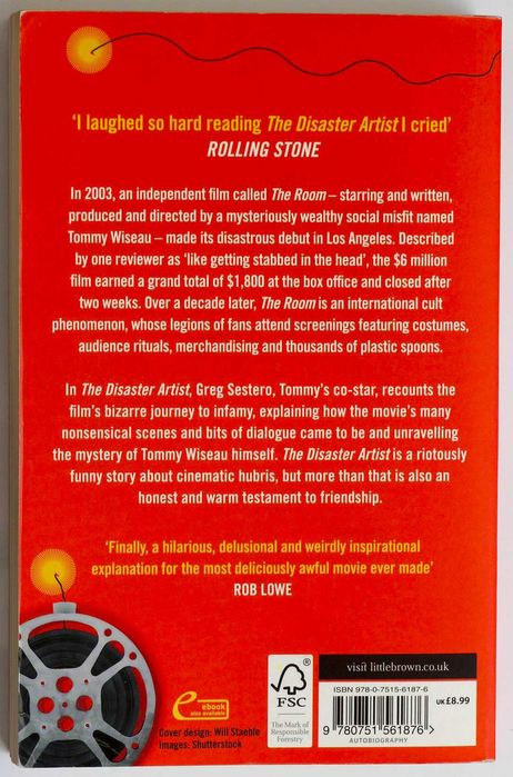The Disaster Artist Livro em inglês