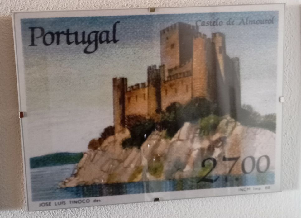 Quadro com desenho de castelos