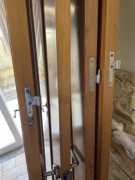 2 Portas de Maneira com vidro