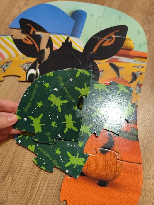 Puzzle Bing dla dziecka 2+ duże puzzle