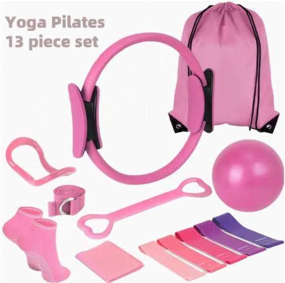 Conjunto de equipamentos para Pilates e Yoga