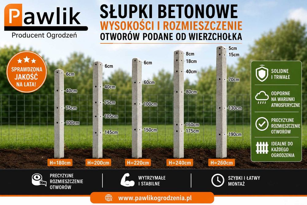 Słupek betonowy dla rolnictwa | Słupki betonowe