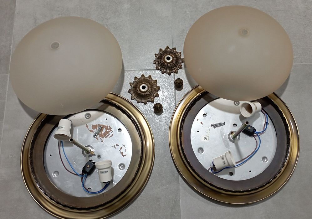 Conjunto de 3 plafons de teto