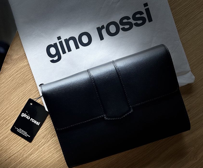 GINO ROSSI: skórzana torebka damska / NOWA