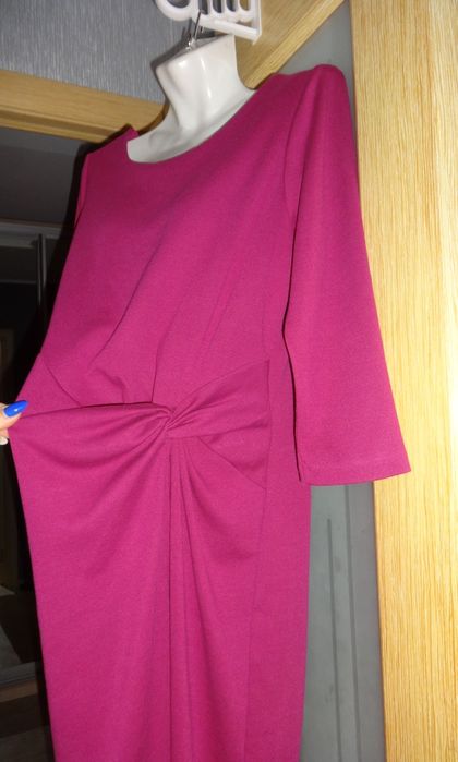 Красивое утеплённое нарядное женское платье для беременных 48 50 L XL