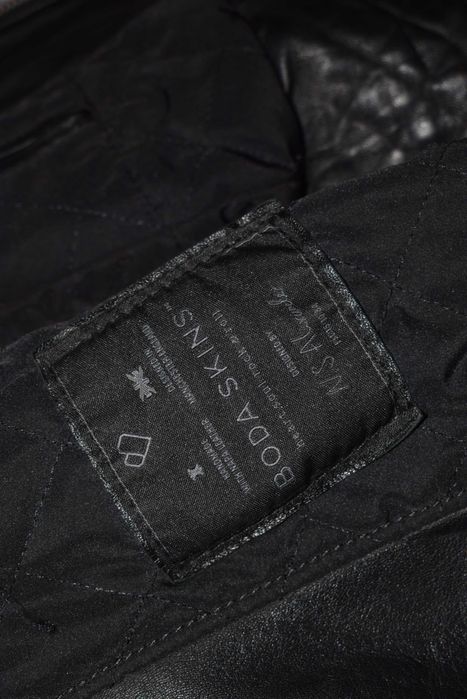 Boda Skins Biker Leather (Мужская Премиальная Кожаная Куртка Косуха )