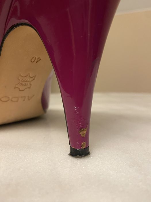 Szpilki lateksowe fuksja Aldo