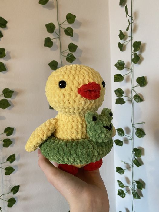 Kaczuszka na szydełku