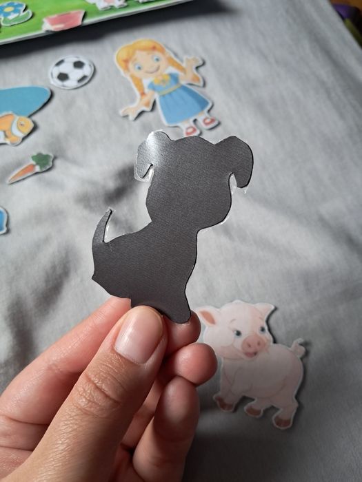 Kreatywna układanka magnetyczna wieś, zwierzęta