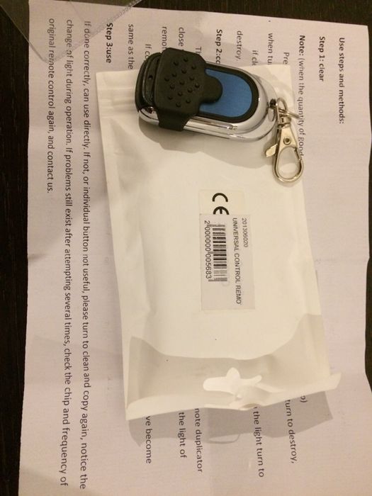 Comando portão em estado novo