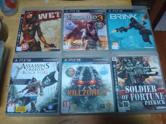 lote 14 Jogos originais ps3