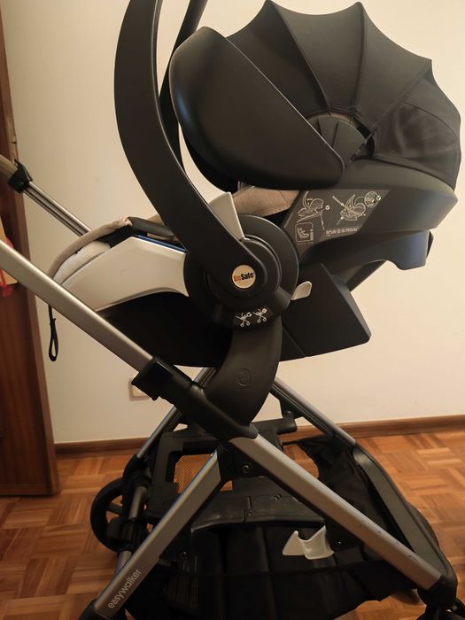 Trio bebé easywalker (cadeirinha e alcofa) e ovo BeSafe
