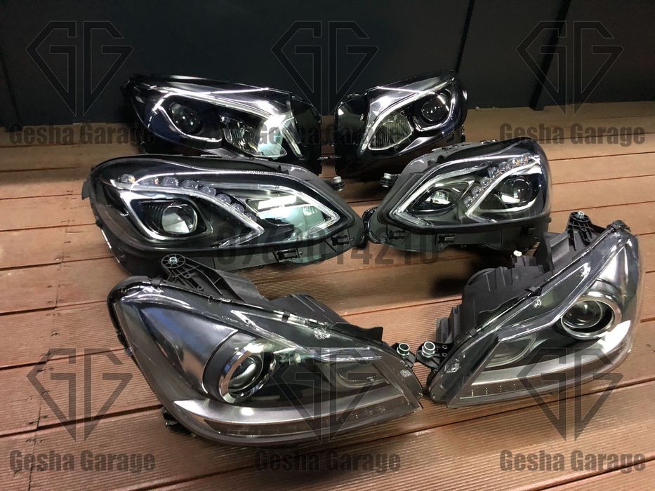 Фара фари Mercedes мерседес w117w213w222w447w156w166 fullled xenon lci