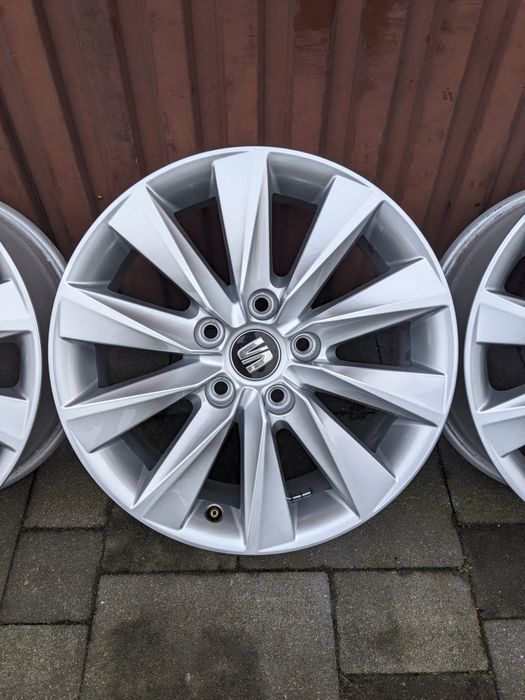 NOWE Oryginalne Alufelgi Seat 5x112 Ateca Leon Skoda Vw 6Jx16 ET43 575