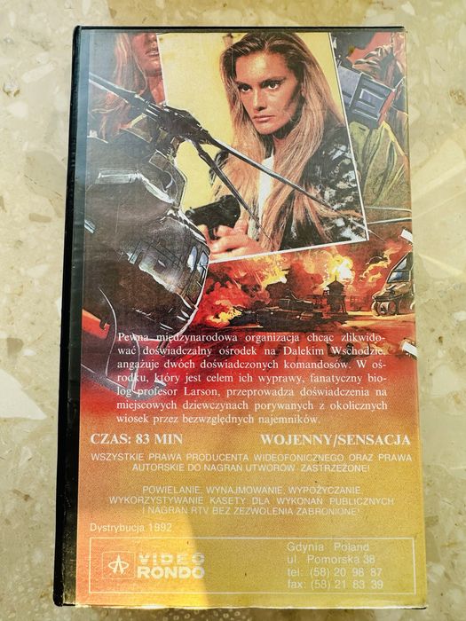 Kaseta vhs Ten Zan ostatnia misja