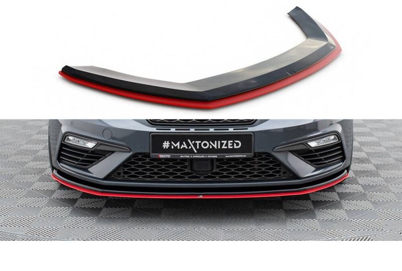 SPOILER / LIP DIANTEIRO V3 PARA SEAT LEON 5F FR / CUPRA 2017-2020