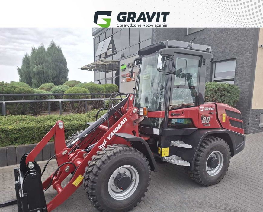 Ładowarka Yanmar V80 (5 ton) z klimatyzacją od Autoryzowanego Dealera - GRAVIT