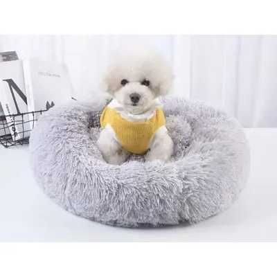 Лежанка для собак и кошек 50см лежак пуфик для животных подушка