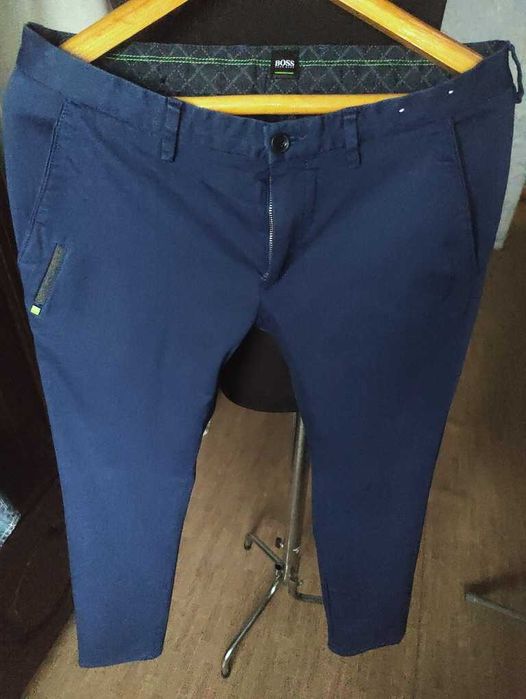 Джинсы (chino Hugo Boss Germany w30 stretch navy.
