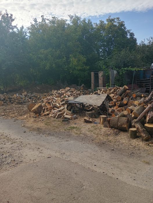 Дрова сухі дубові рубані