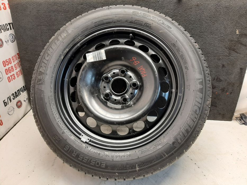 Запаска vw Passat B6 B7 r16 et42 5×112  205-55