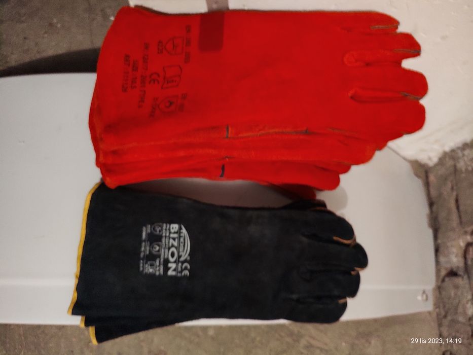 Rękawice spawalnicze