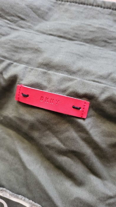 Kurtka DKNY Women's green military jacket