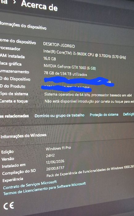 Gaming MSI i5-9600k / 16GB/ SSD 128Gb+ 2 TB/GTX  6 Gb