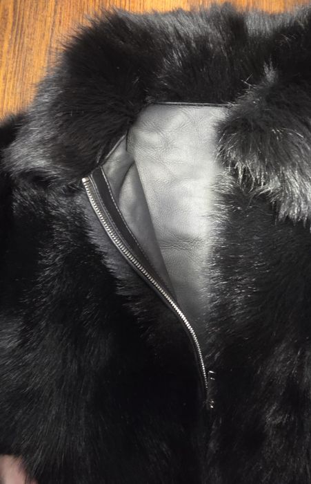 Casaco em pele Massimo Dutti