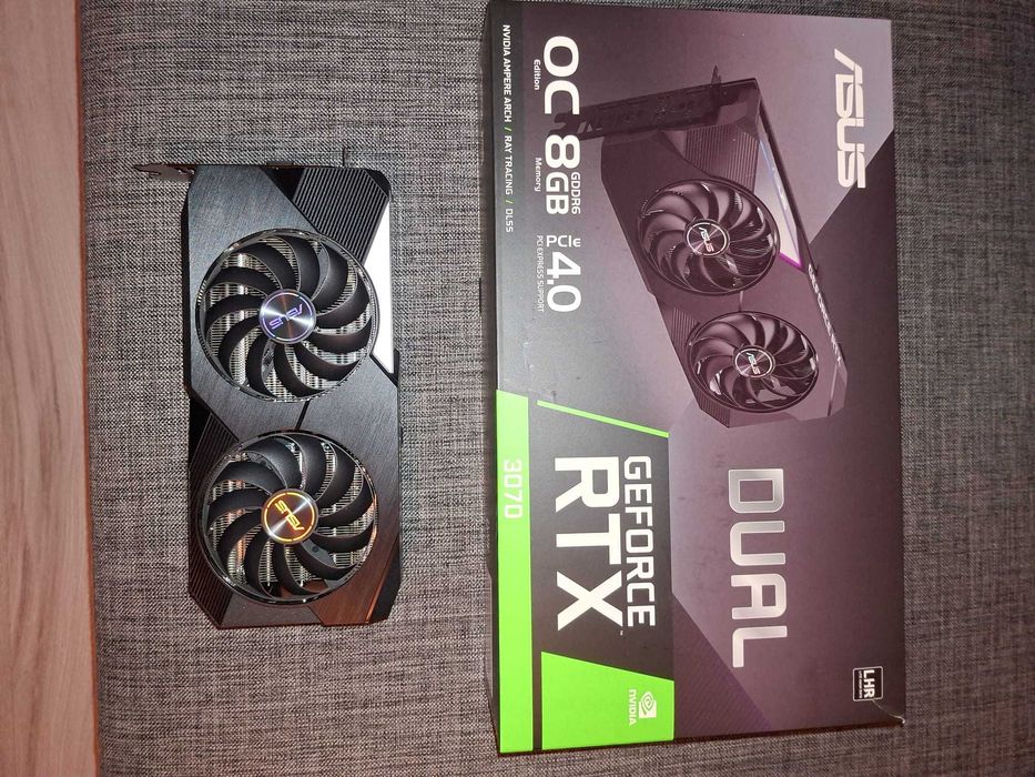 ASUS GeForce RTX 3070 DUAL OC V2 LHR 8GB GDDR6 - rok gwarancji