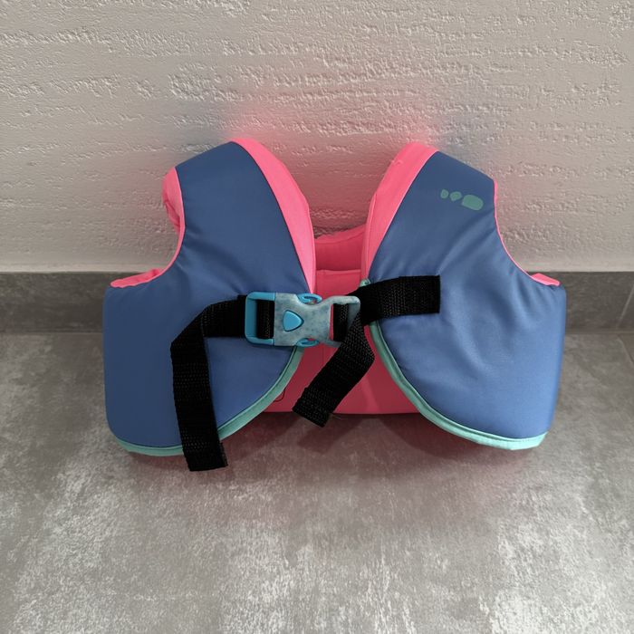 Kamizelka do pływania dla dzieci | 25-35kg  | Unisex | Nabaiji | Niebiesko-rózowa | NOWA