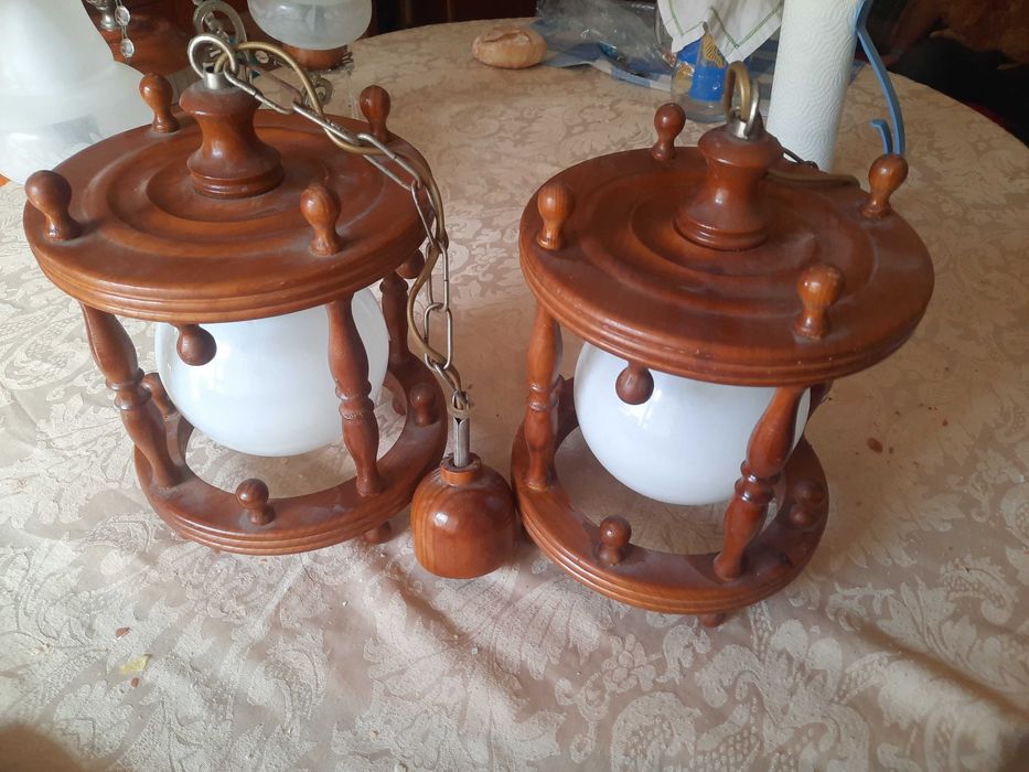 Conjunto de candeeiros