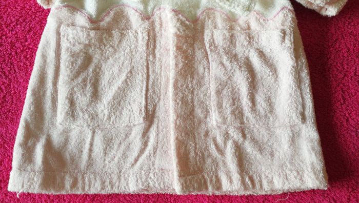 Excelente CHICCO Roupão Banho bordado 12m