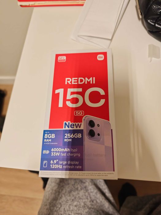Xiaomi Redmi 15C, 5G, GB de RAM e extensão 4+4