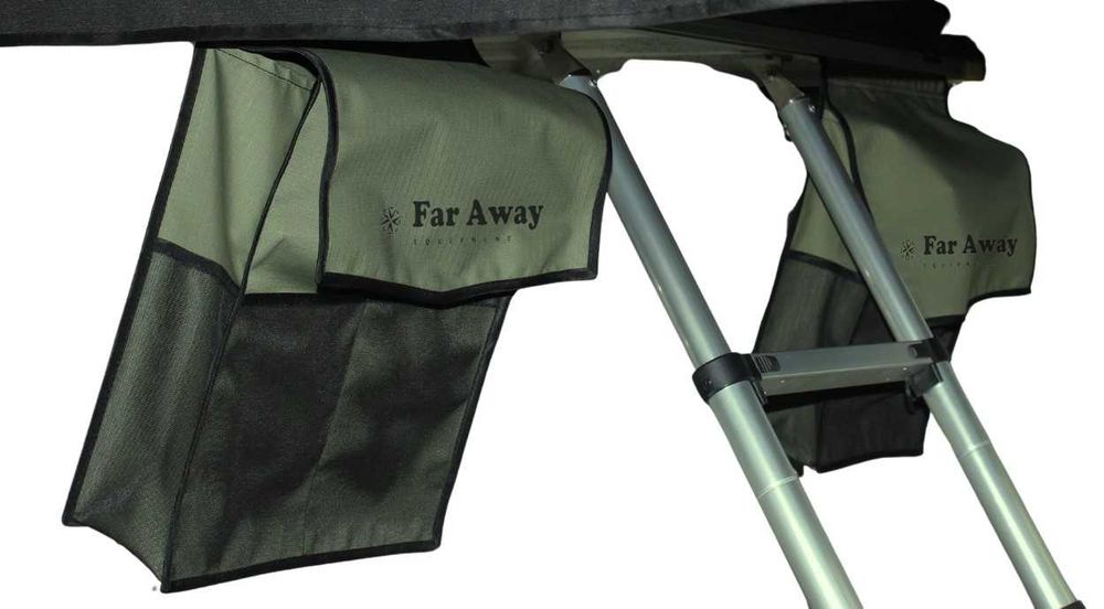 Namiot dachowy Far Away Equipment - Mont Blanc 140 zielony 3 osobowy - SMART Windows