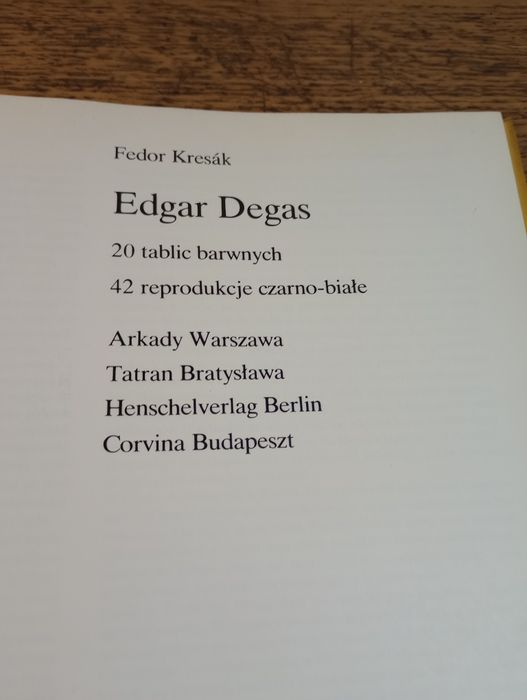 Edgar Degas. Fedor Ktesák. Album