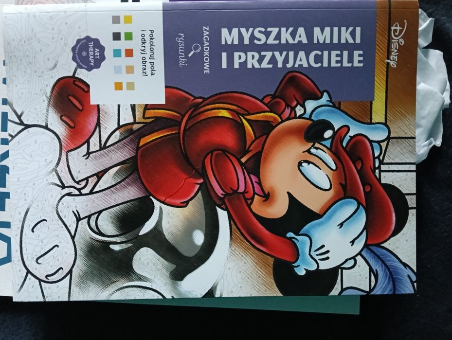 Kolorowanka po numerach Myszka Miki i przyjaciele używana
