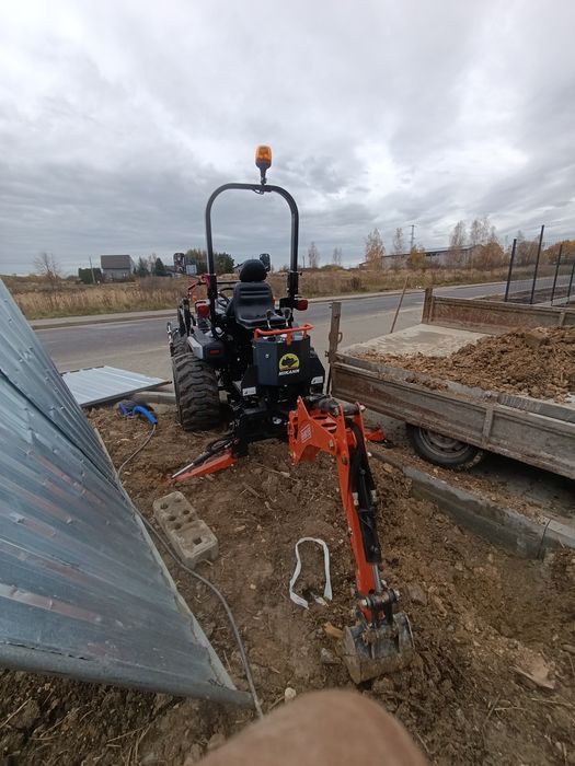 Montaż ogrodzeń panelowe, palisadowe, betonowe, usługi minitraktorem