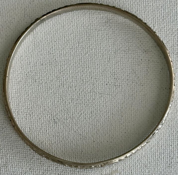 Bransoletka Obręcz Z. Rogalski Kraków 1931 rok Srebro 3