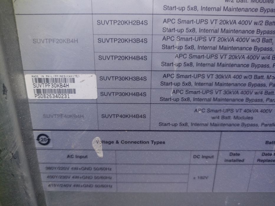 Безперебійник інвертор APC 380V